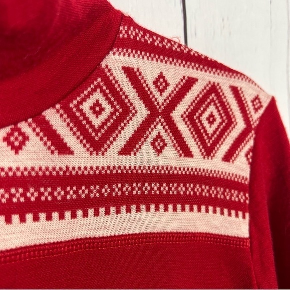 Dale of Norway | quarter zip | red sweater - Picture 3 of 10